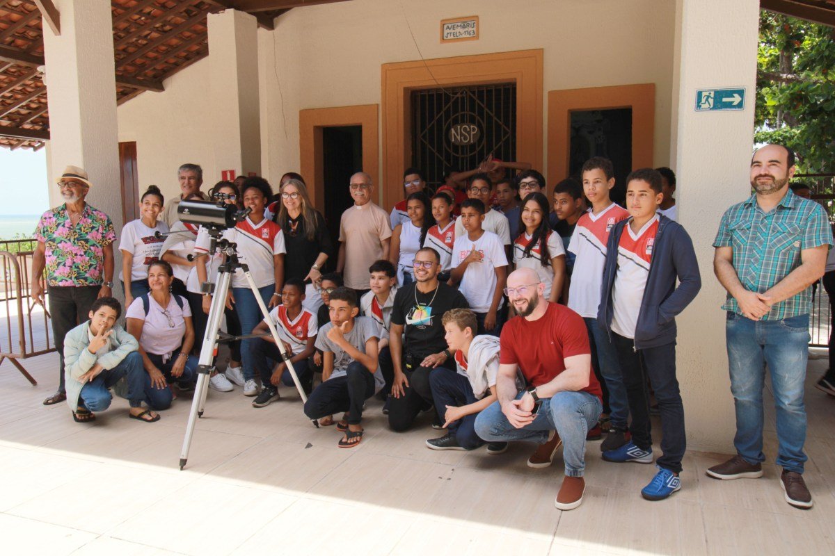 Alunos da Rede Municipal participam de celebração da primeira expedição astronômica da Paraíba