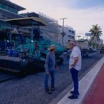 Cícero Lucena inspeciona recapeamento asfáltico no Cabo Branco e projeta serviços para Miramar e Tambaú