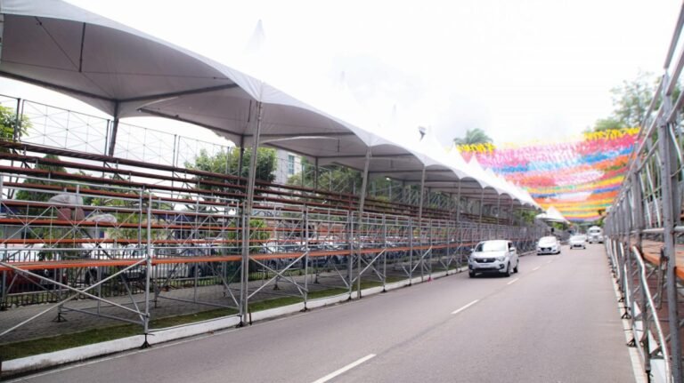 Funjope monta estrutura para receber público do Carnaval Tradição a partir deste sábado