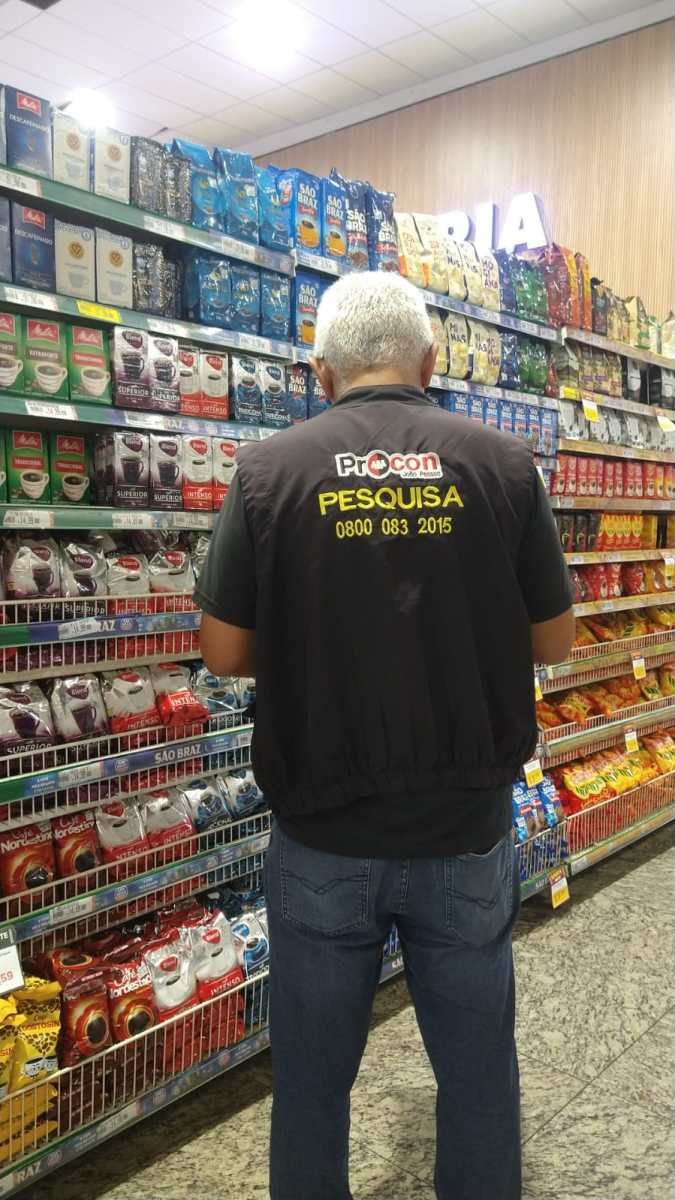 Procon-JP encontra diferença de mais de R$ 11,00 no preço do café em pesquisa nos supermercados