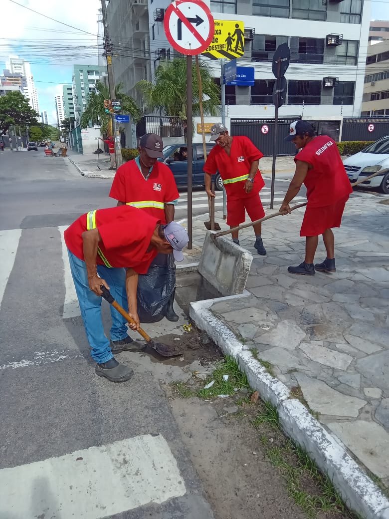 Seinfra realiza serviços de manutenção em 39 bairros de João Pessoa