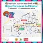 Semob-JP reforça frota de ônibus para atender os foliões do bloco Muriçocas do Miramar