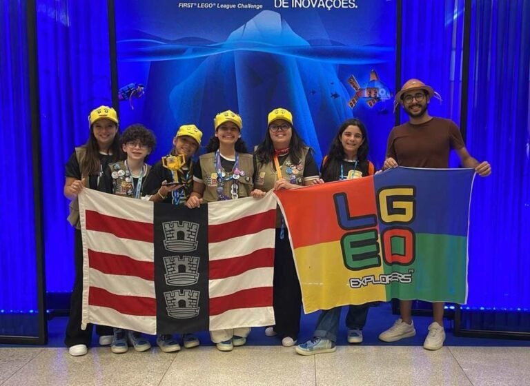 Alunos da Rede Municipal de João Pessoa são premiados durante a First Lego League, em Brasília