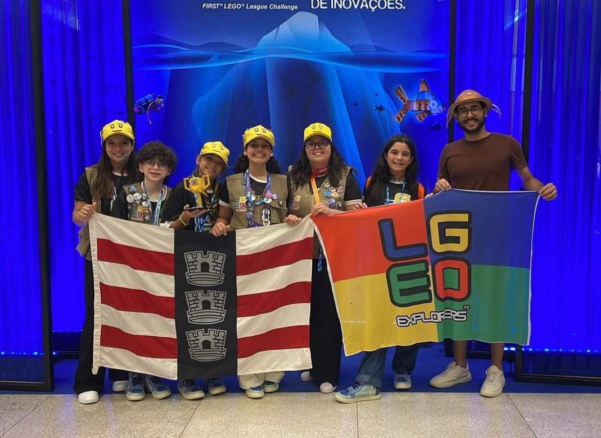 Alunos da Rede Municipal de João Pessoa são premiados durante a First Lego League, em Brasília