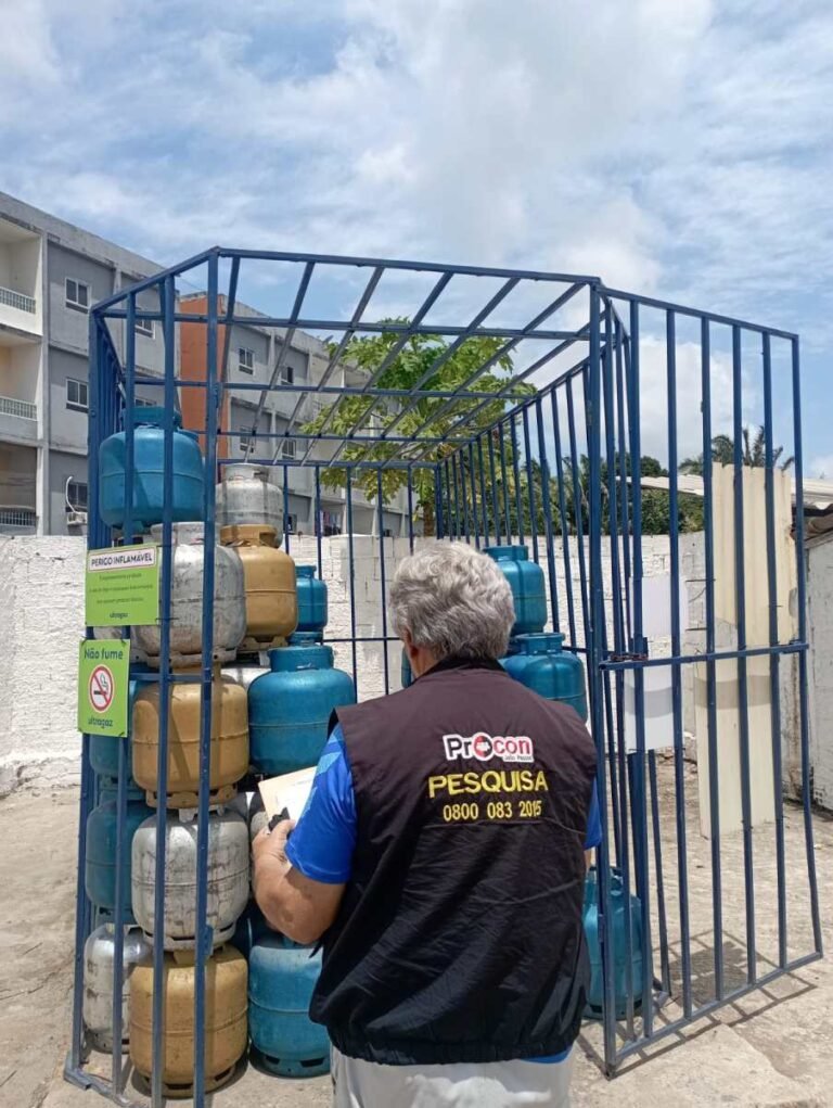 Pesquisa do Procon-JP registra diferença de R$ 30,01 no preço do botijão de 13 quilos do gás de cozinha