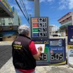 Pesquisa do Procon-JP registra que menor preço da gasolina cai novamente e está sendo praticado a R$ 6,12