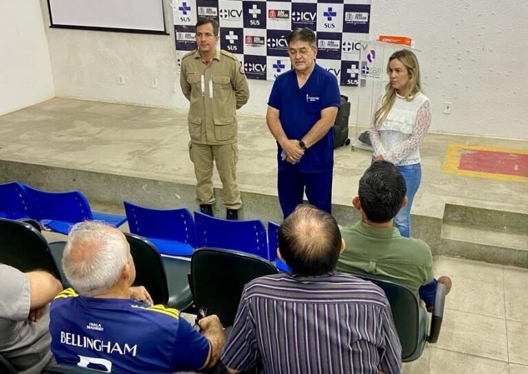 Servidores do Instituto Cândida Vargas participam de capacitação sobre brigada de incêndio
