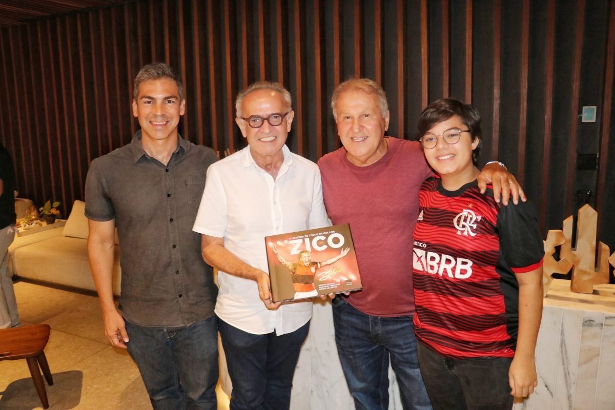 Cícero Lucena recebe Zico e ressalta o esporte como instrumento para melhorar qualidade de vida dos jovens