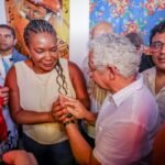 Diretor executivo da Funjope recebe ministra Margareth Menezes durante Encontro Nacional de Gestores de Cultura