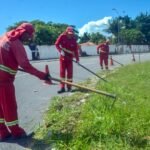 Emlur realiza ações de limpeza e pintura de meio-fio em vários bairros de João Pessoa