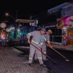 Prefeitura inicia recapeamento asfáltico na Rua Comerciante Alfredo Ferreira da Rocha