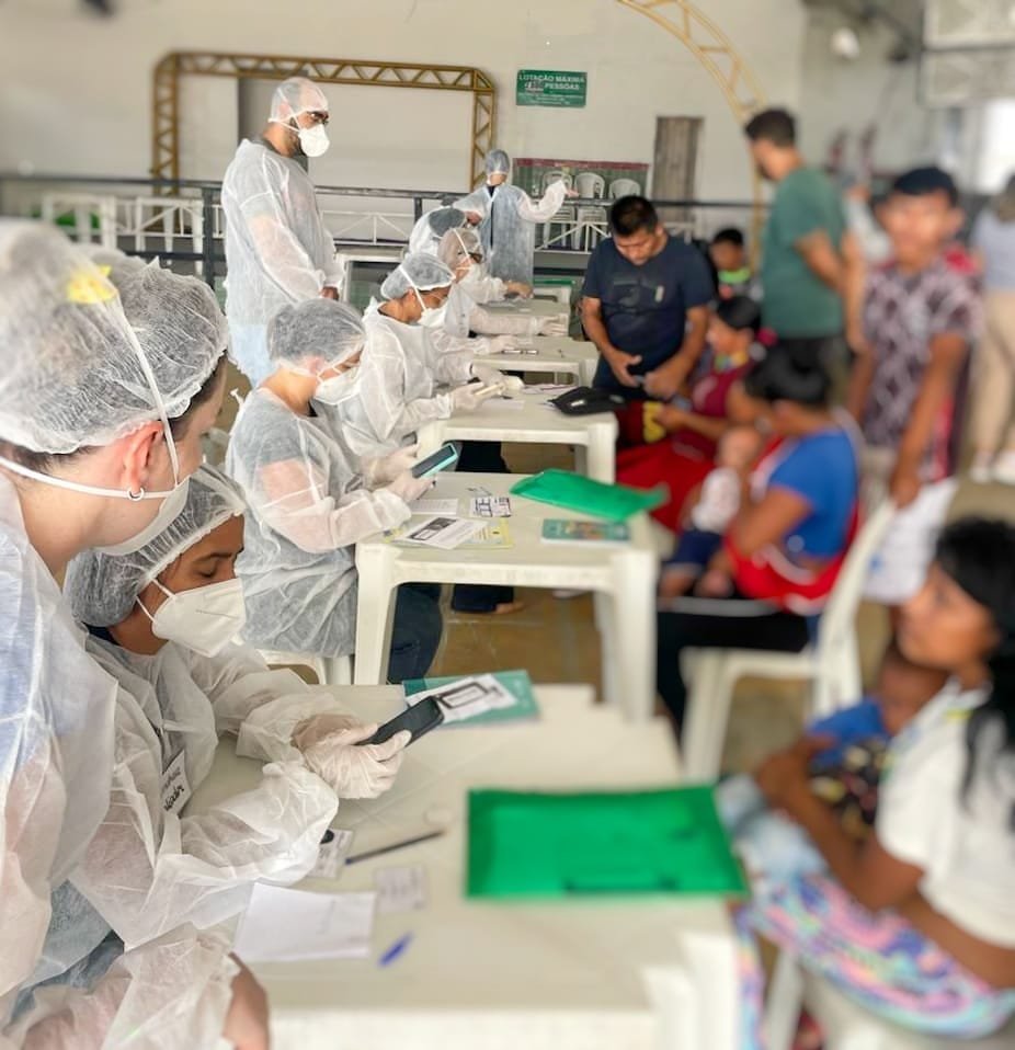 Prefeitura realiza ação para avaliar situação de saúde de integrantes de comunidade Warao
