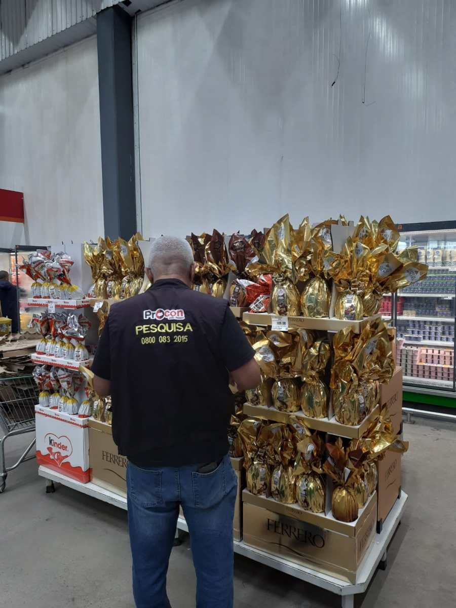 Procon-JP registra diferença de até R$ 83 no preço do ovo de Páscoa em pesquisa em supermercados