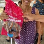 Sedes realiza entrega de peixes para famílias em vulnerabilidade social