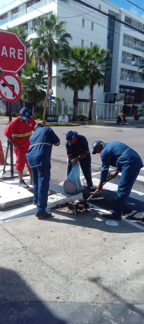 Seinfra realiza serviços de manutenção em 46 bairros da Capital
