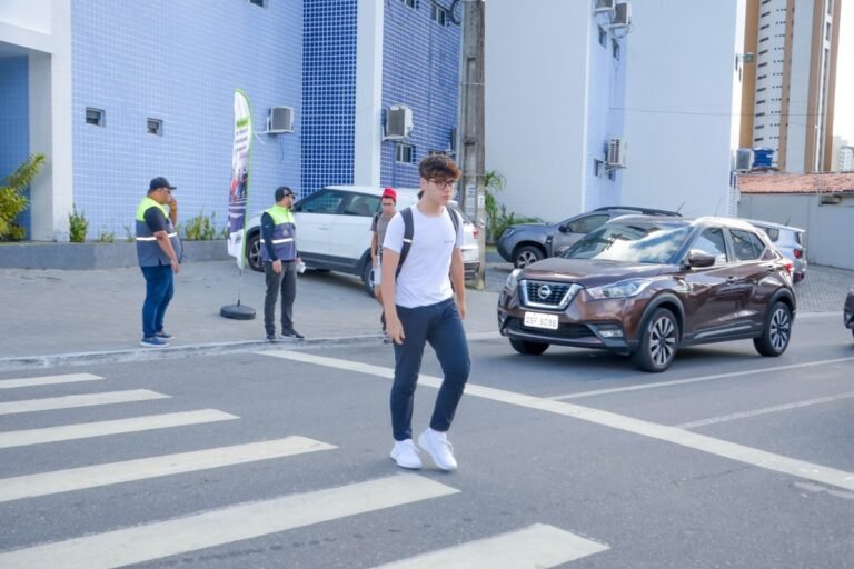 Semob-JP reforça campanha ‘Respeite a Faixa’ para proteção dos pedestres