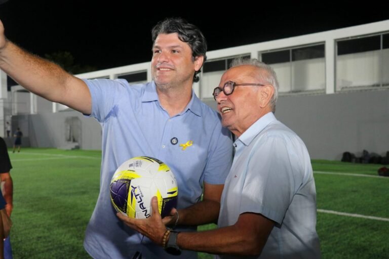 Cícero Lucena e Leo Bezerra entregam nova Arena da Graça para fortalecer o futebol amador e profissional em João Pessoa