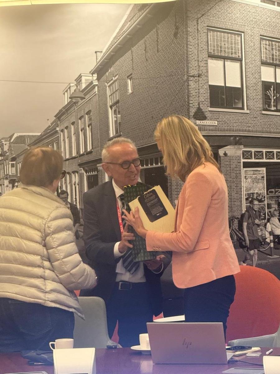 Cícero Lucena inicia agenda oficial na Holanda, representando a Frente Nacional de Prefeitos