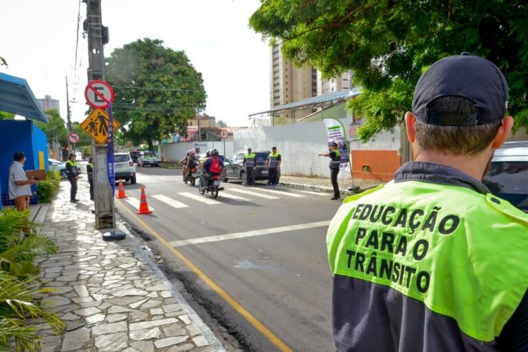 Equipe de Educação da Semob-JP segue com ações de prevenção de sinistros e preservação de vidas
