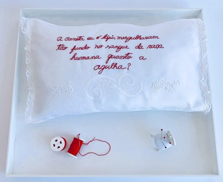 Funjope inscreve para oficina de bordado com artista visual Louise Gusmão