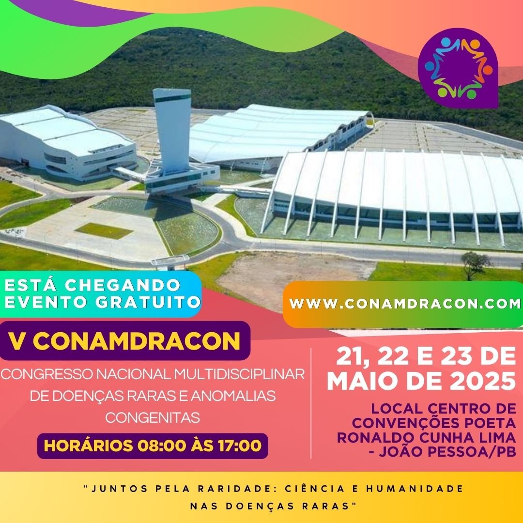João Pessoa sedia 5ª edição do Congresso Nacional de Doenças Raras a partir do dia 21 deste mês