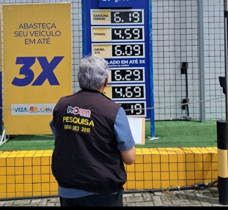 Procon-JP registra queda no preço do diesel por 3 semanas seguidas; preço da gasolina cai há 8 pesquisas