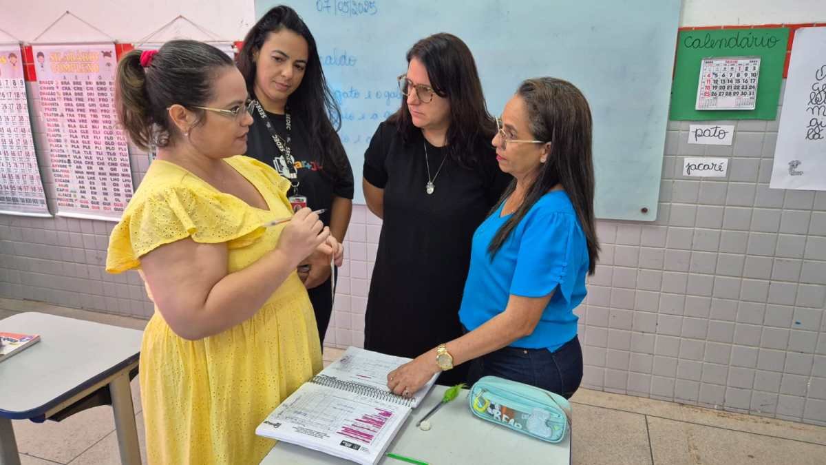 Sedec e Fundação Lemann realizam visita de acompanhamento pedagógico