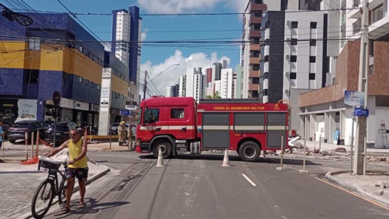 Semob-JP alerta para interdição total na Avenida João Câncio após vazamento de gás