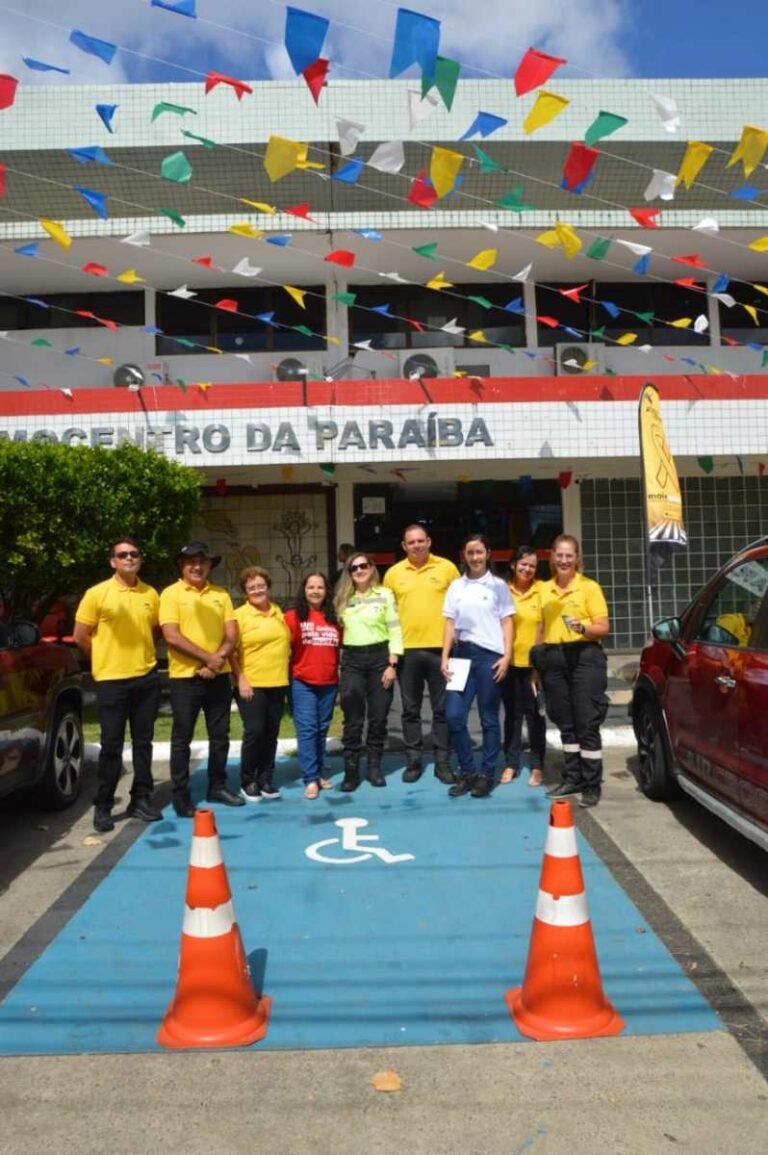 Semob-JP encerra programação do Maio Amarelo incentivando doação de sangue no Hemocentro da Paraíba