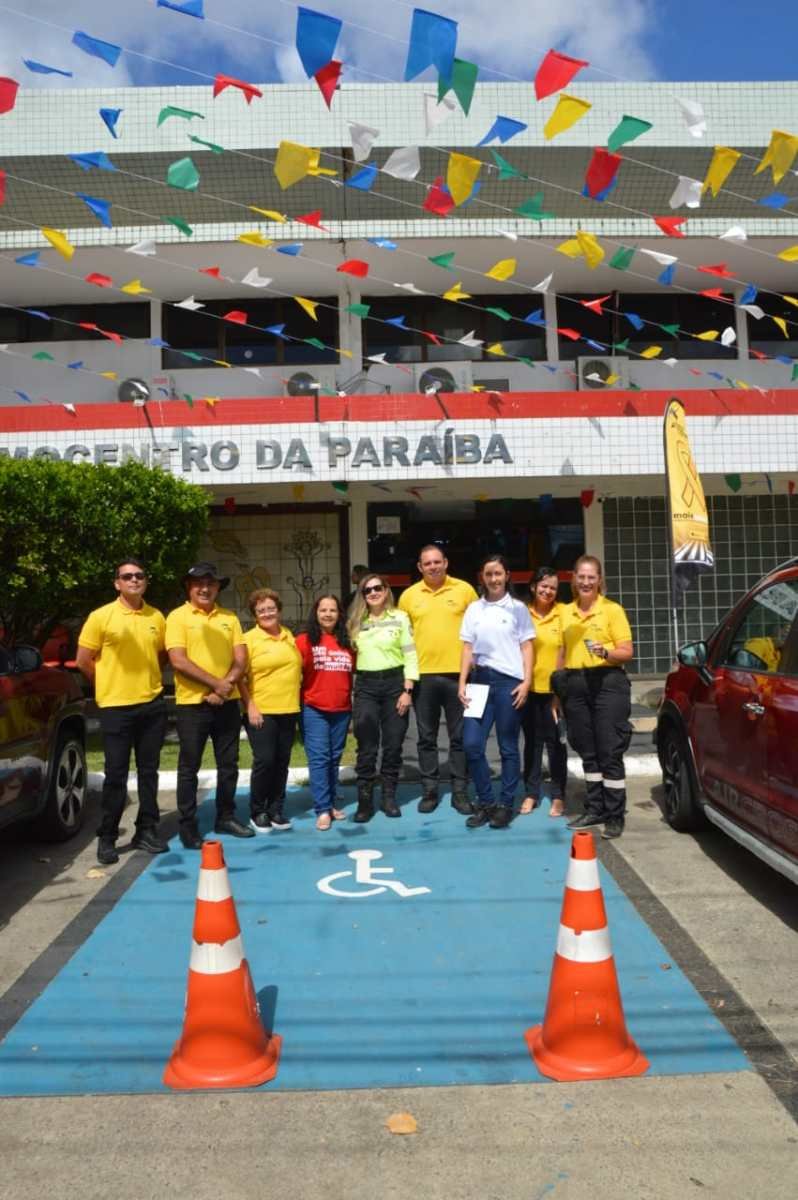 Semob-JP encerra programação do Maio Amarelo incentivando doação de sangue no Hemocentro da Paraíba