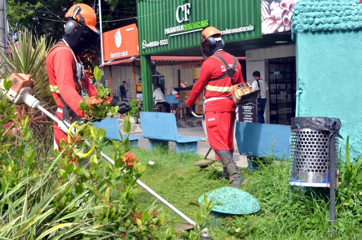 Emlur inicia serviços de roço e capinação em todas as unidades do Parque Parahyba