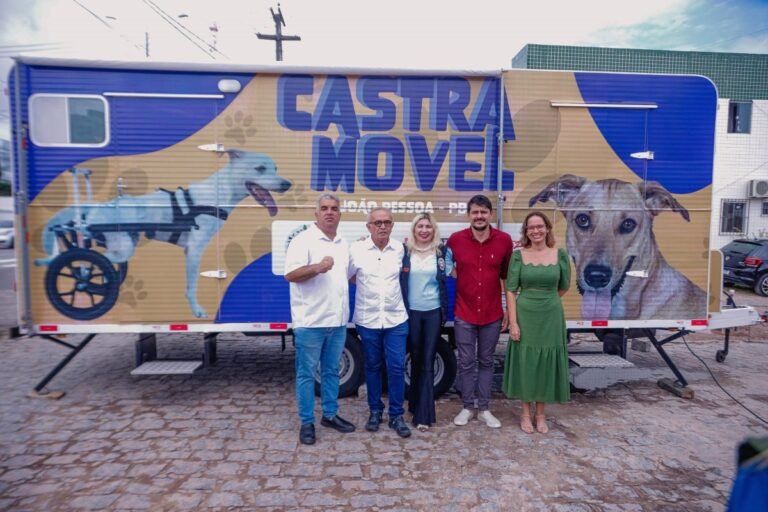 Prefeito Cícero Lucena reforça rede de proteção animal com novo Castramóvel em João Pessoa