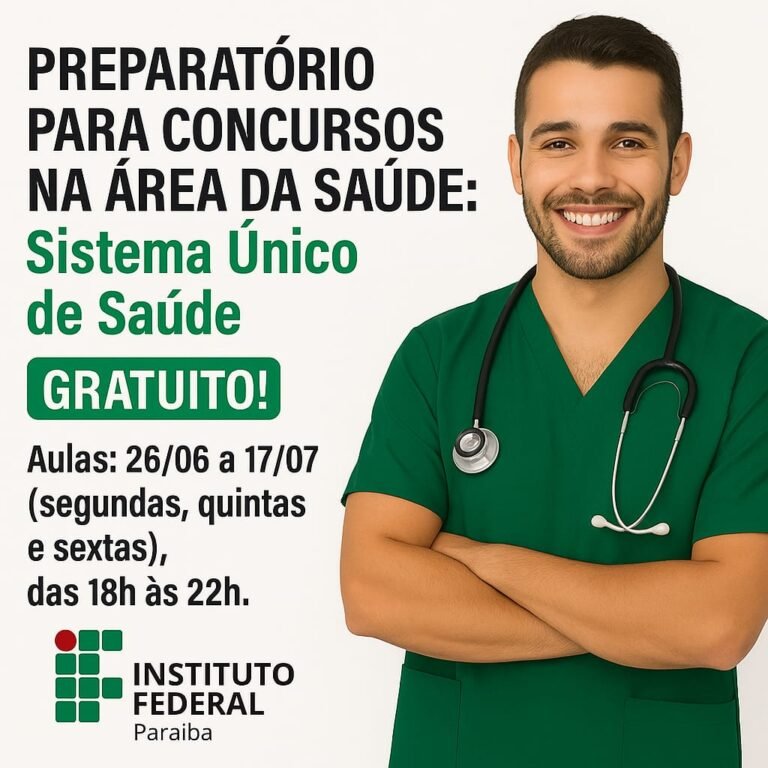 Prefeitura inscreve para nova turma do curso preparatório para concursos na área da Saúde