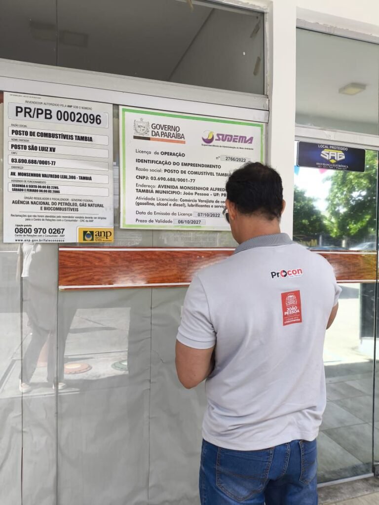 Procon-JP notifica Sindipetro, postos e distribuidoras sobre aplicação da redução do preço da gasolina