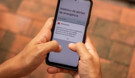 Teste do sistema ‘Defesa Civil Alerta’ será a partir das 12h deste sábado