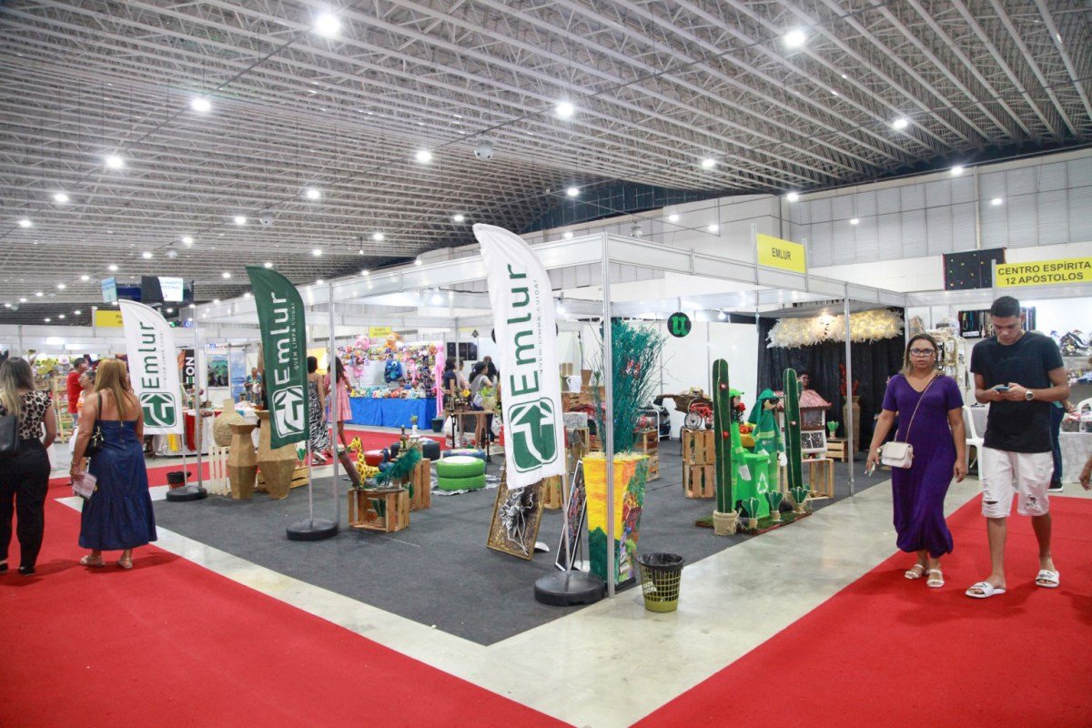 Artesãos da Emlur expõem peças na Multifeira Brasil Mostra Brasil