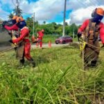 Emlur atende 17 bairros nesta semana com serviços de roço e capinação