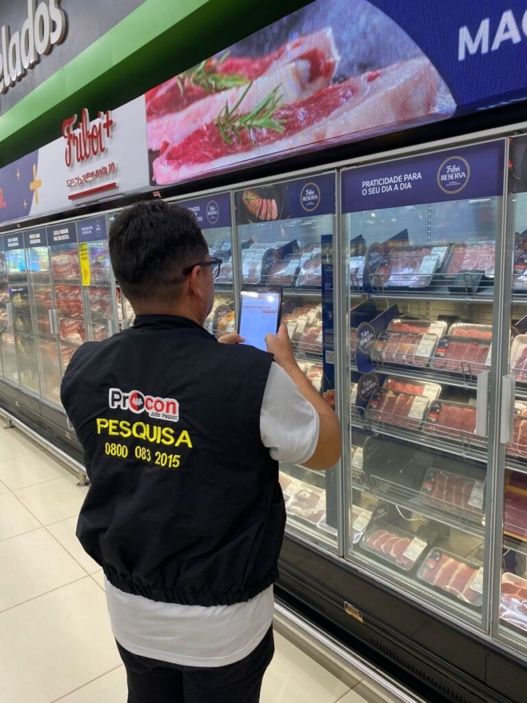 Pesquisa do Procon-JP para preços de carnes registra diferença de R$ 45,00 na fraldinha