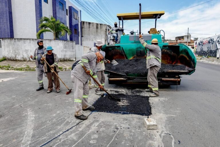 Prefeitura avança no Programa ‘Asfalto Novo’ com 252 ruas beneficiadas