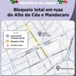 Semob-JP autoriza bloqueio total de ruas para execução de obra em estação elevatória de esgoto
