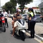 Semob-JP realiza comando educativo em alusão à Semana do Motociclista