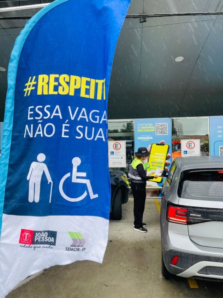 Semob-JP segue com ações educativas sobre uso correto de vagas especiais