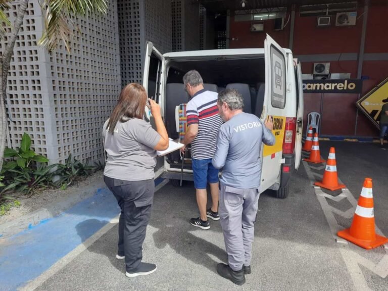 Vistoria do transporte escolar da Semob-JP registra 123 veículos inspecionados em duas semanas