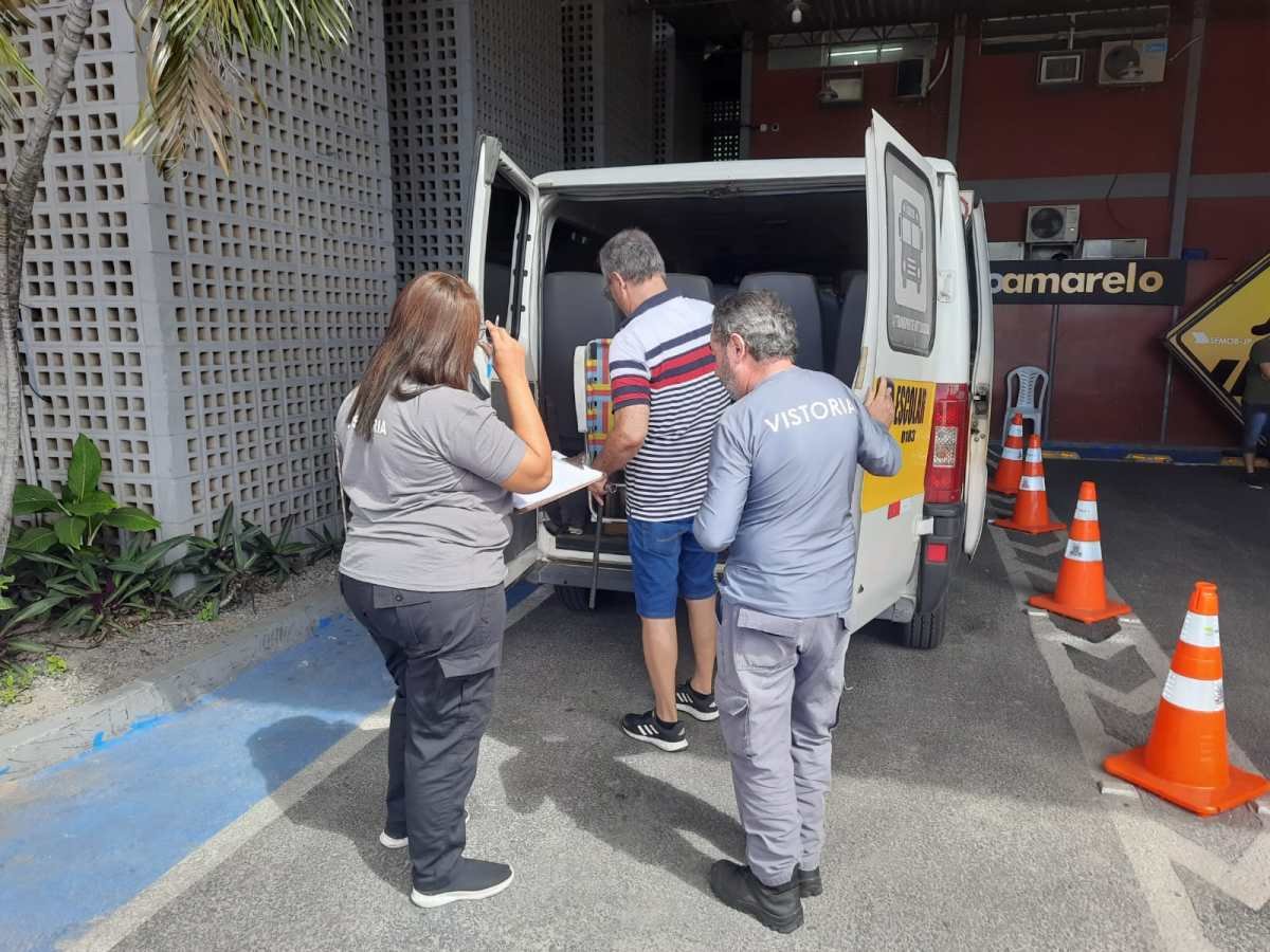 Vistoria do transporte escolar da Semob-JP registra 123 veículos inspecionados em duas semanas