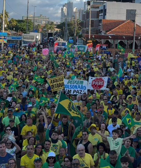 cabo gilberto convoca ato no busto de tamandaré contra prisão de bolsonaro, 23/11, 15h30