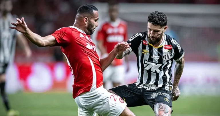 santos segue na luta contra rebaixamento, empata 1 a 1 com inter no beira rio