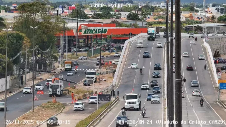 viaduto de Água fria: liberação da parte inferior altera rotas de ônibus em joão pessoa