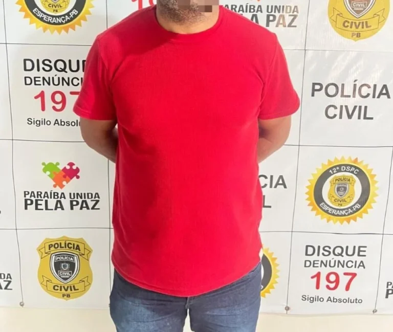 abuso sexual: polícia prende suspeito pela própria cunhada em esperança, pb