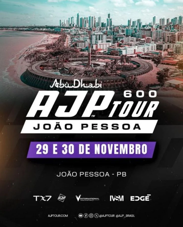 ajp tour em joão pessoa: mais de 1.000 atletas, etapas gi e nogi e grandes disputas