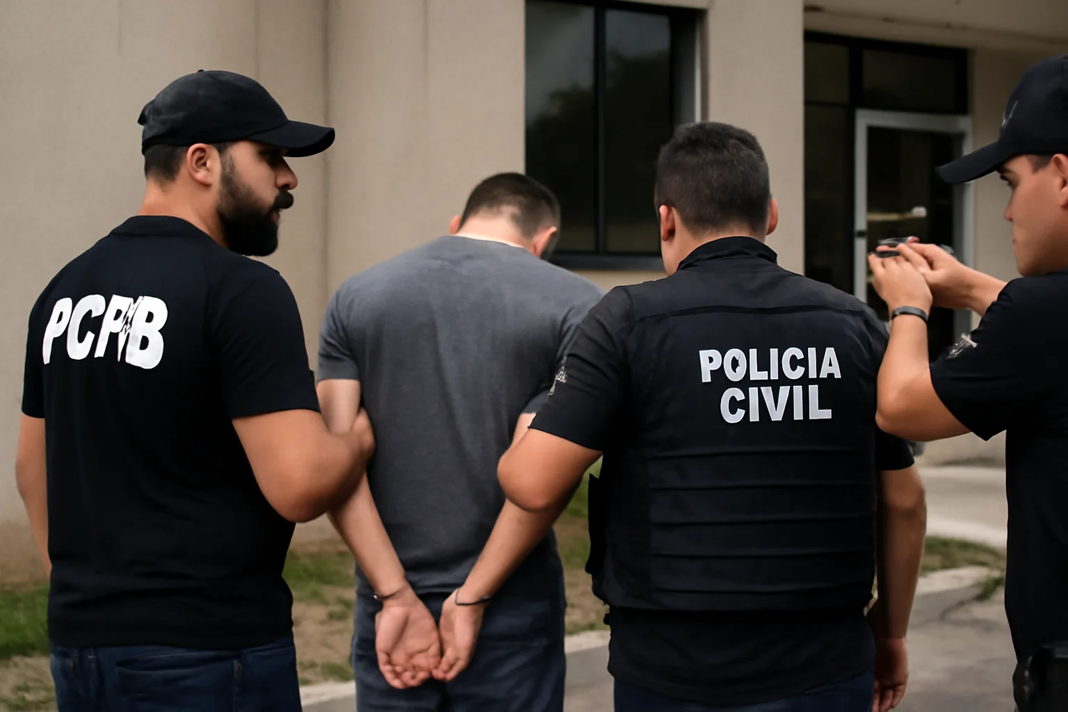 foragido preso em rr após investigação da pcpb, polícia já capturou em 19 estados